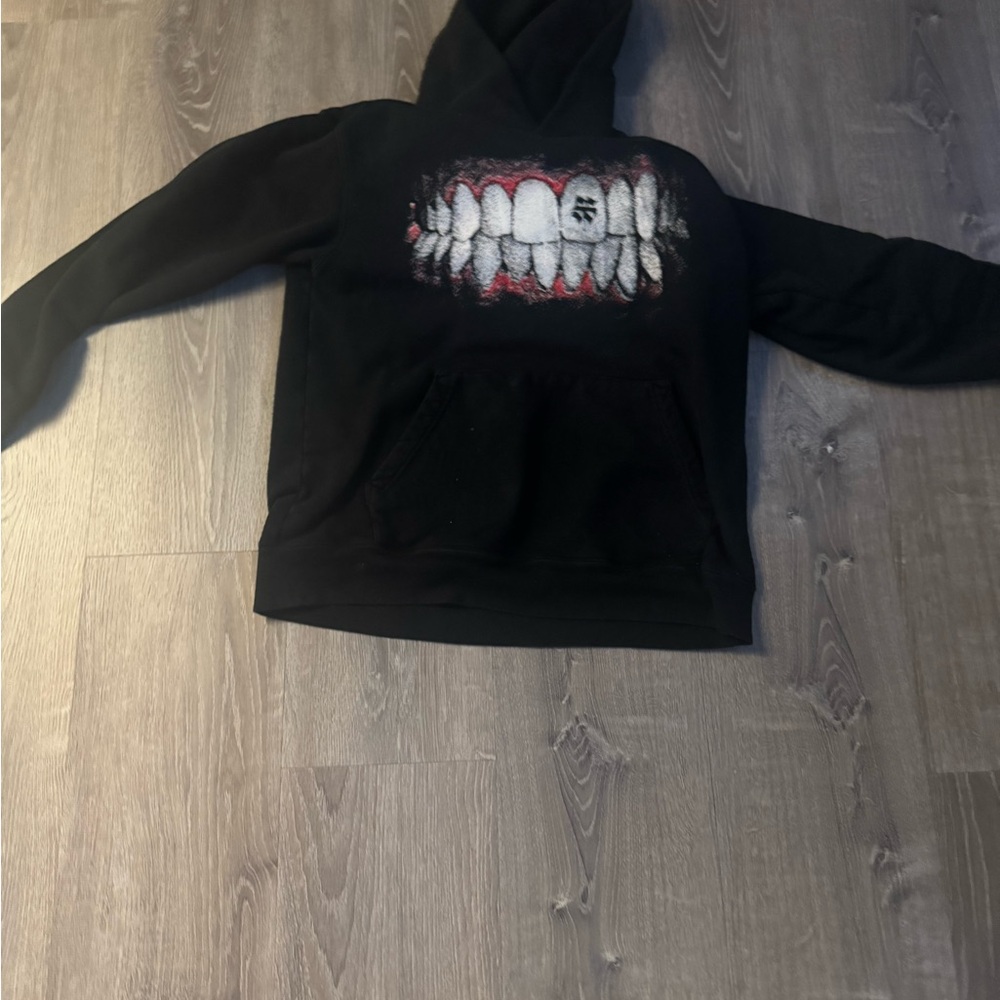 Black Graphic Hoodie